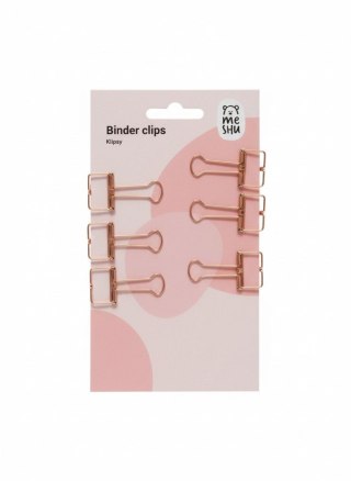 Klipsy do spinania dokumentów metal 6 szt 19mm Berlingo (328220)