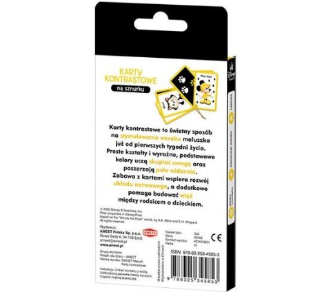 Książeczka edukacyjna Disney Maluch. Karty kontrastowe Ameet (KONX 9201)