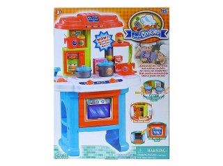 Kuchnia zabawkowa z wyposażeniem, piekarnik, światło, dźwięk Adar (589773)