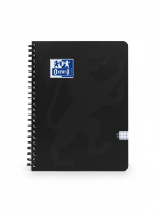 Notes (notatnik) A5 czarny 80k. krata Oxford (400192077)