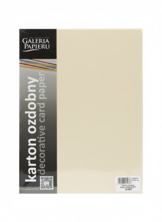 Papier ozdobny (wizytówkowy) A4 iceland kremowy 250g Galeria Papieru (200602)