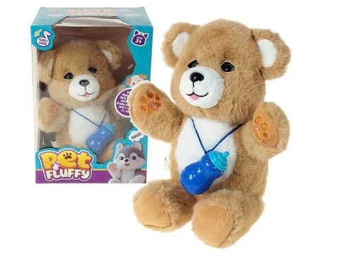 Pluszak interaktywny miś reaguje na dotyk, z dźwiękiem Adar (627765)