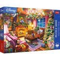 Puzzle Premium Plus Świąteczna chatka Disney 1000 el. Trefl (10916)