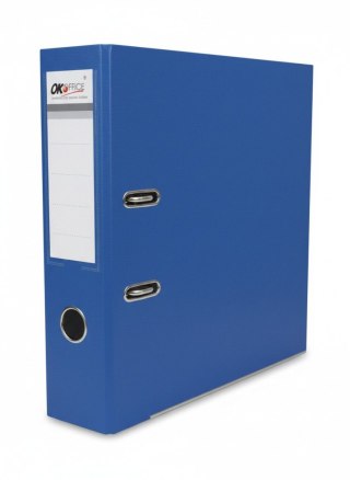 Segregator dźwigniowy A4 75mm niebieski Okoffice