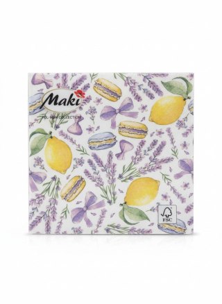 Serwetki Coctail mix nadruk papier [mm:] 250x250 Pol-Mak (CD)