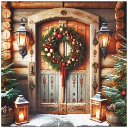 Serwetki Lunch BN Doorway to Christmas mix papier Paw (SDL239800)