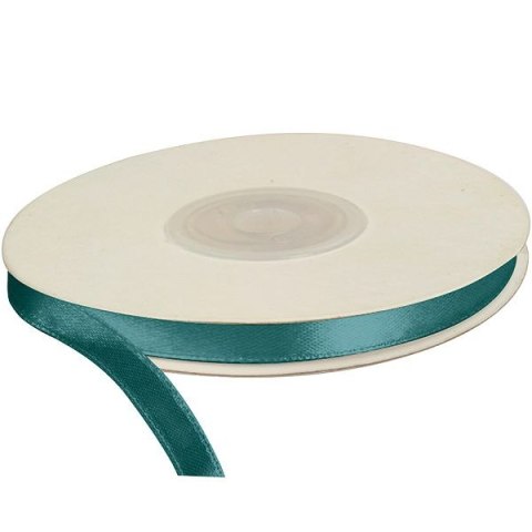 Wstążka Craft-Fun Series satynowa 6x25 [mm x m] zielony ciemny Titanum (6/25/127)