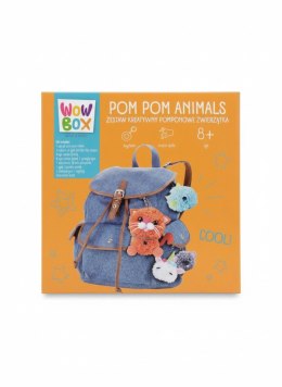 Zestaw kreatywny dla dzieci Wow Box do wykonania zwierzątek z pomponów Tm Toys (WOW0275)