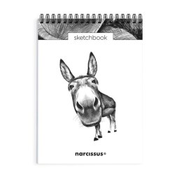 Blok artystyczny szkicownik osioł A5 120g 60k Narcissus