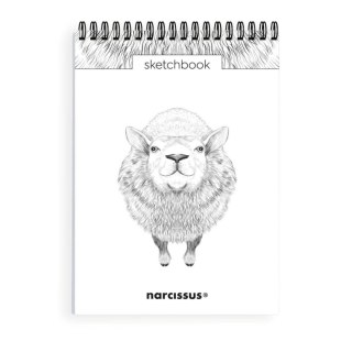 Blok artystyczny szkicownik owca A5 120g 60k Narcissus