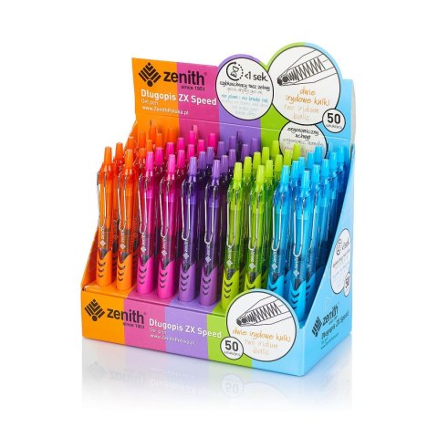 Długopis automatyczny wkład niebieski 0,5mm Zenith