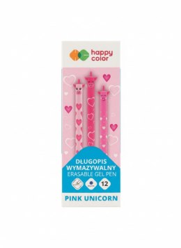 Długopis wymazywalny wymazywalny HA 4120 01PU-3 wkład niebieski 0,5mm Happy Color