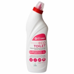 ECO TOILET 750ml - Ekologiczny, skoncentrowany żel do codziennego czyszczenia i odkamieniania toalet oraz sanitariatów.