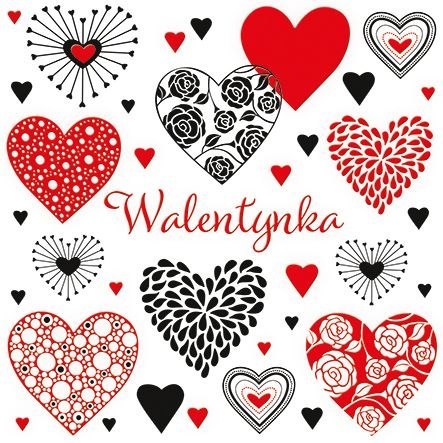 Kartka składana Walentynka kw [mm:] 150x150 Pol-mak (LKW)