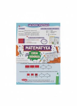 Książeczka edukacyjna Ściąga harmonijka Matematyka ułamki zwykłe i dziesiętne Henry (5905701489176)