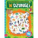 Książka dla dzieci W dżungli. Aktywizująca książeczka z naklejkami 3D. Aksjomat