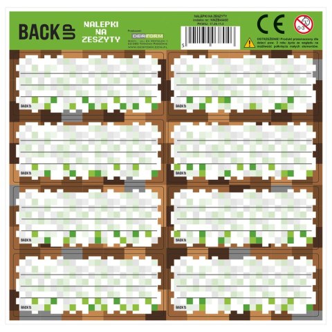 Naklejka na zeszyt Game Derform (NNZB4A68)