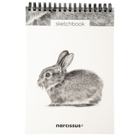 Blok artystyczny szkicownik królik A5 120g 60k Narcissus