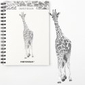 Blok artystyczny szkicownik żyrafa B5 120g 60k Narcissus