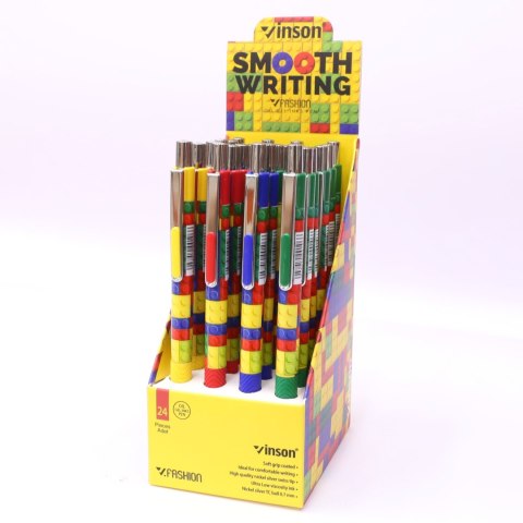 Długopis olejowy Fashion 106 KLOCKI wkład niebieski 0,7mm Vinson