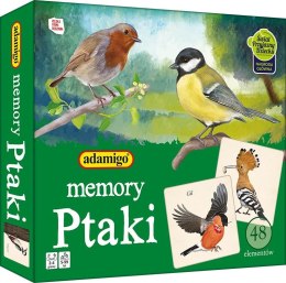 Gra pamięciowa MEMORY ptaki memory Adamigo