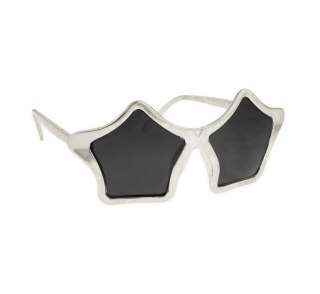 Kostium okulary gwiazdki srebrne Godan (OKGS-YH)