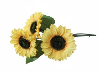 Kwiaty 3 kwiaty słoneczników 90cm Home And Garden (6555)