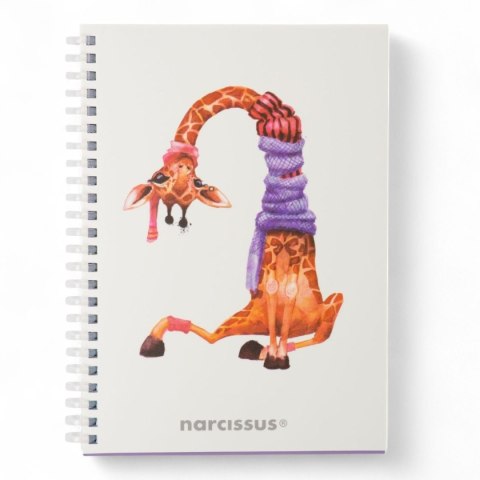 Notes (notatnik) zyrafa A5 80k. krata Narcissus