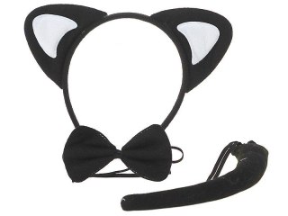 Opaska kot, z muszką i ogonem Adar (443556)