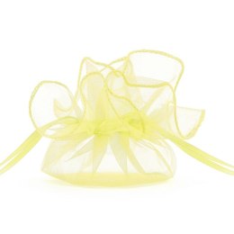 Organza Woreczki z organzy, j. żółty, 26cm (1 op. / 20 szt.) Partydeco (WRG6-084J)