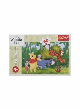 Puzzle Kubuś Puchatek Smaczny miodek 60 el. Trefl (17411)
