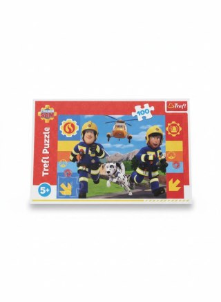 Puzzle Zawsze pomocny Strażak Sam 100 el. Trefl (16518)