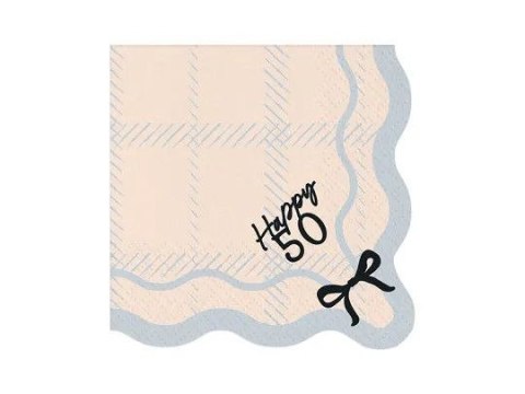 Serwetki Happy 50 mix papier [mm:] 330x330 Partydeco (SP33-102-50)