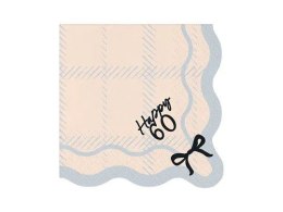Serwetki Happy 60 mix papier [mm:] 330x330 Partydeco (SP33-102-60)