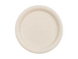 Talerz jednorazowy beżowe papier śr. 230mm 6 szt Partydeco (TPP102-013)