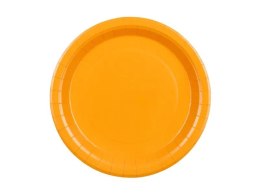 Talerz jednorazowy pomarańczowe papier śr. 230mm 6 szt Partydeco (TPP102-005J)