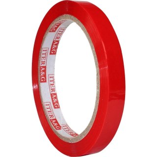 Taśma pakowa 12x66 [mm x m] czerwona Iter A&G