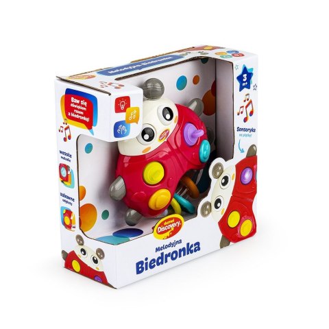 Zabawka dźwiękowa MELODYJNA BIEDRONKA Discovery (DD30833)