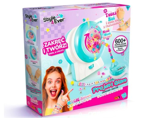 Zestaw kreatywny dla dzieci Projekt Glam Zakręcony kreator bransoletek Epee (EP60468)