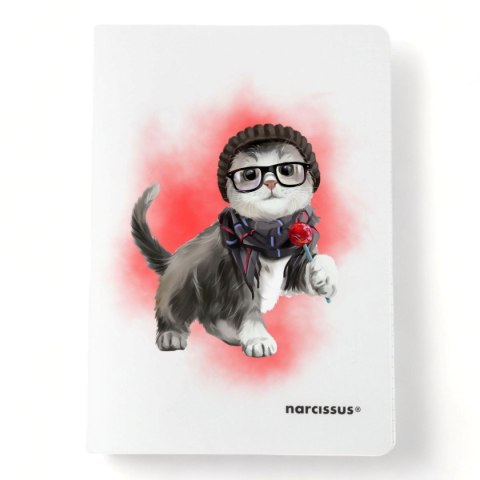 Zeszyt PP A5 32k. 80g KRATKA Narcissus