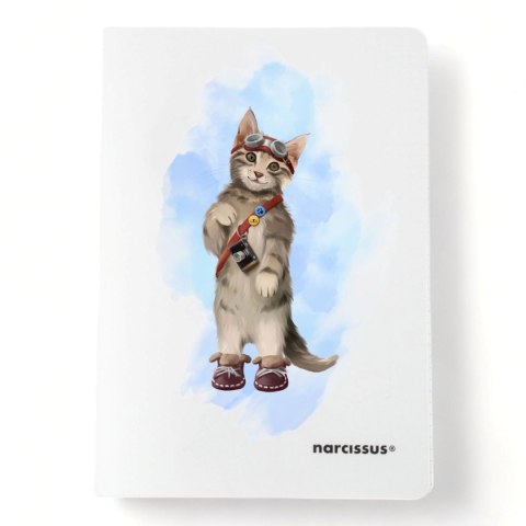 Zeszyt PP A5 60k. 80g krata Narcissus