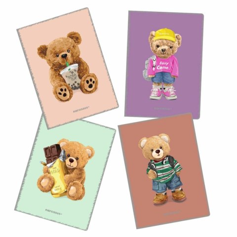 Zeszyt Teddies A4 60k. 80g krata Narcissus