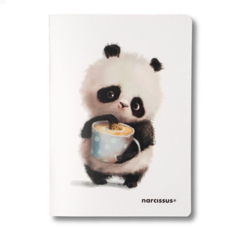 Zeszyt A5 cute PP 60k. 80g krata Narcissus