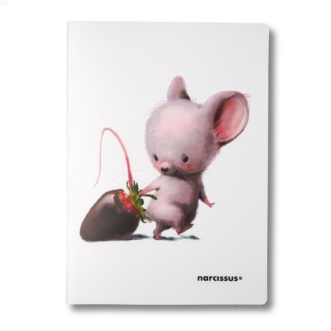 Zeszyt A5 cute PP 60k. 80g krata Narcissus