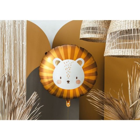 Balon foliowy Lew, 70x67 cm 20cal Partydeco (FB208)