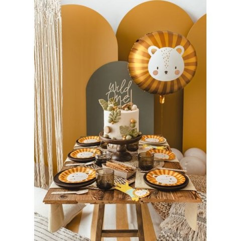 Balon foliowy Lew, 70x67 cm 20cal Partydeco (FB208)