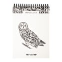 Blok artystyczny szkicownik sowa A5 120g 60k Narcissus
