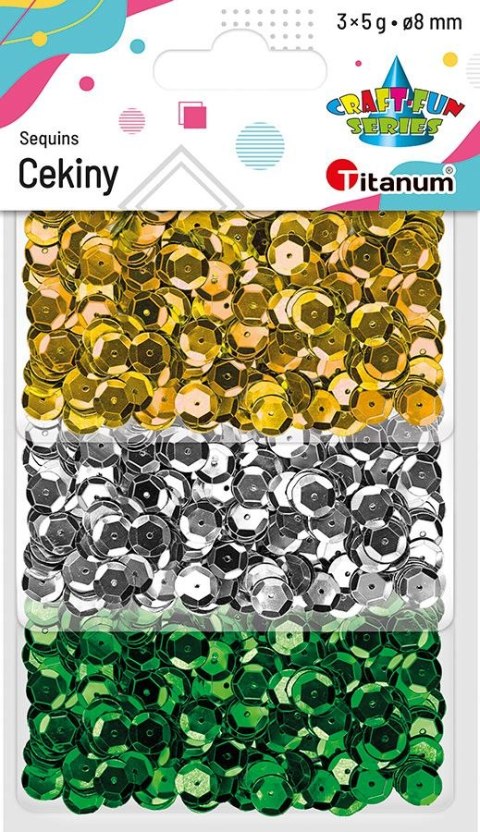 Cekiny Craft-Fun Series mix 5g Titanum (BEF-005)