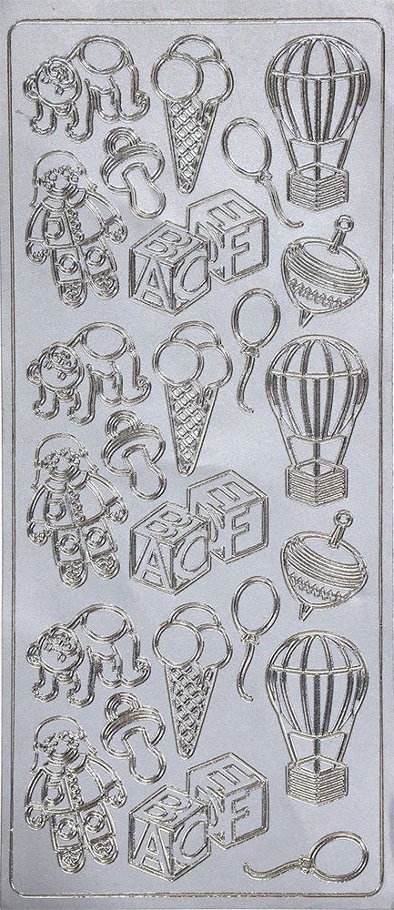 Naklejka (nalepka) azurowe duże (ARP515)