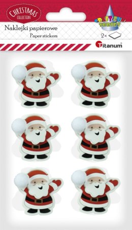 Naklejki świąteczne Craft-Fun Series Mikołaj z pomponem Titanum (LL-004)